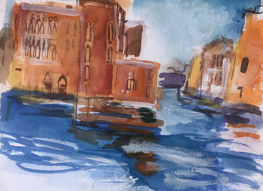 Venedig | Aquarell | 24 x 32 cm | 2022