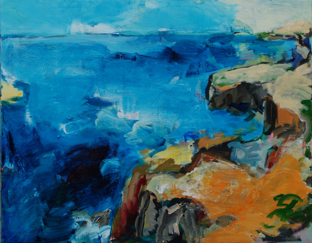 Cap Griz-Nez | Acryl auf Leinwand | 110 x 150 cm | 2022