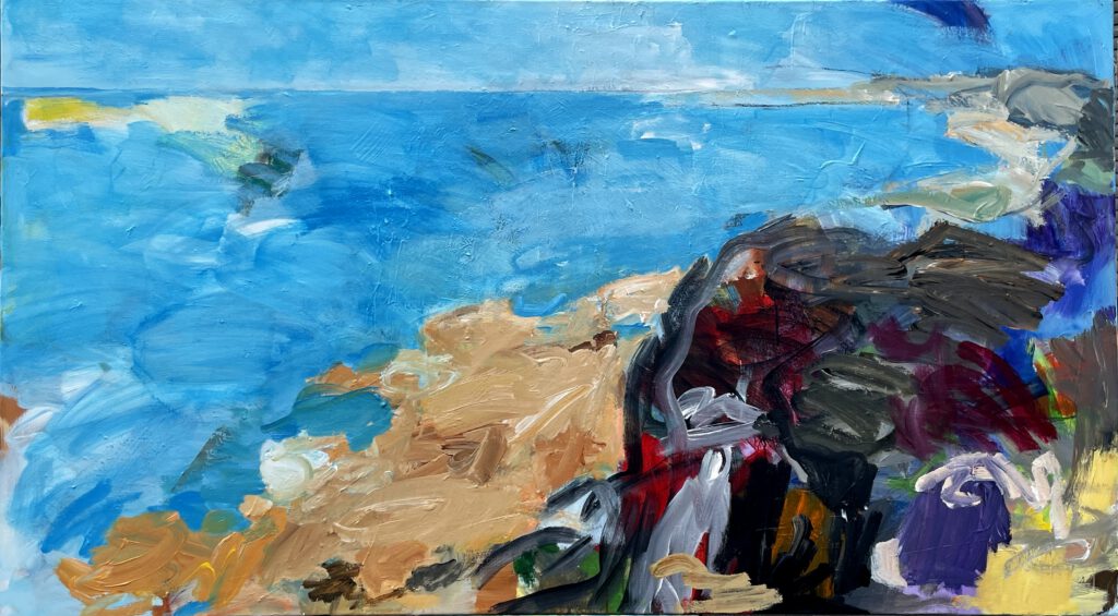 Cap Griz-Nez | Acryl auf Leinwand | 100 x 150 cm | 2022