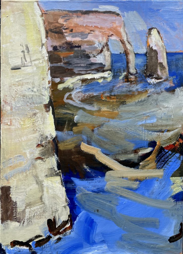 Etretat | Acryl auf Leinwand | 100 x 70 cm| 2022